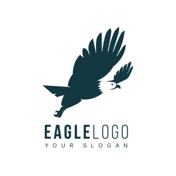 Simple Eagle Logo & Business Card