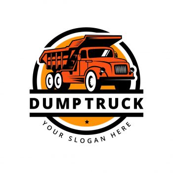 Classy Dump Truck Logo & Business Card