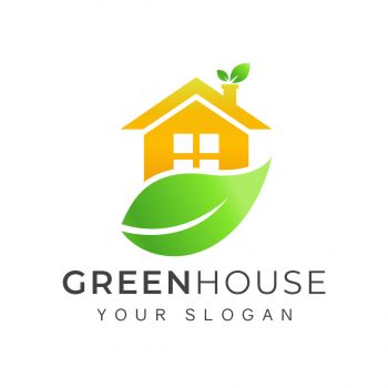 Green House Logo & Business Card Template
