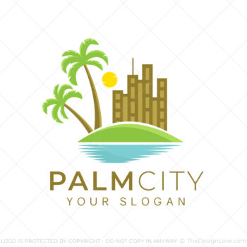 Palm City Logo & Business Card Template