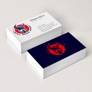 674-Bull-Head-Business-Card-Mockup