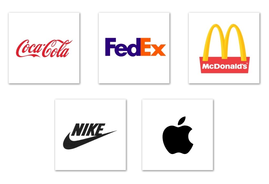 Famous brand logos