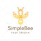 686-Simple-Bee-Logo-Template-1a