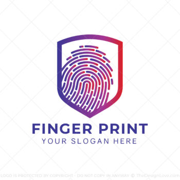 Finger Print Shield Logo & Business Card