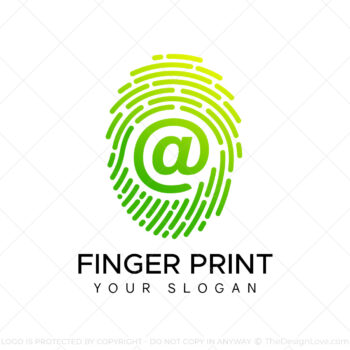 Finger Print Logo Template