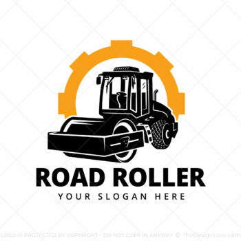Road Roller Logo & Business Card