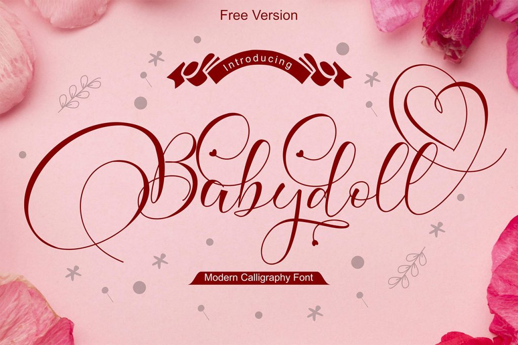 Free-Holiday-Fonts-With-Commercial-License-Baby-Doll