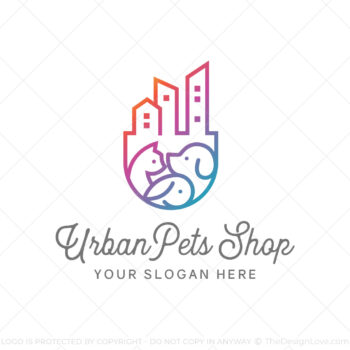Urban Pet Shop Logo & Business Card