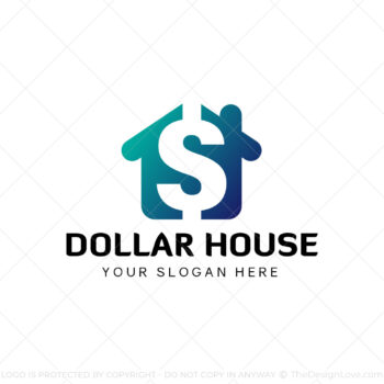 Dollar House Logo & Business Card Template