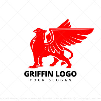Winged Griffin Logo Template