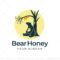 734-Minimal-Bear-Honey-Logo-Template
