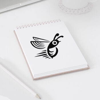 736-Express-Bee-Logo-Mockup-1